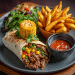 Buritto z szrpaną wołowiną 