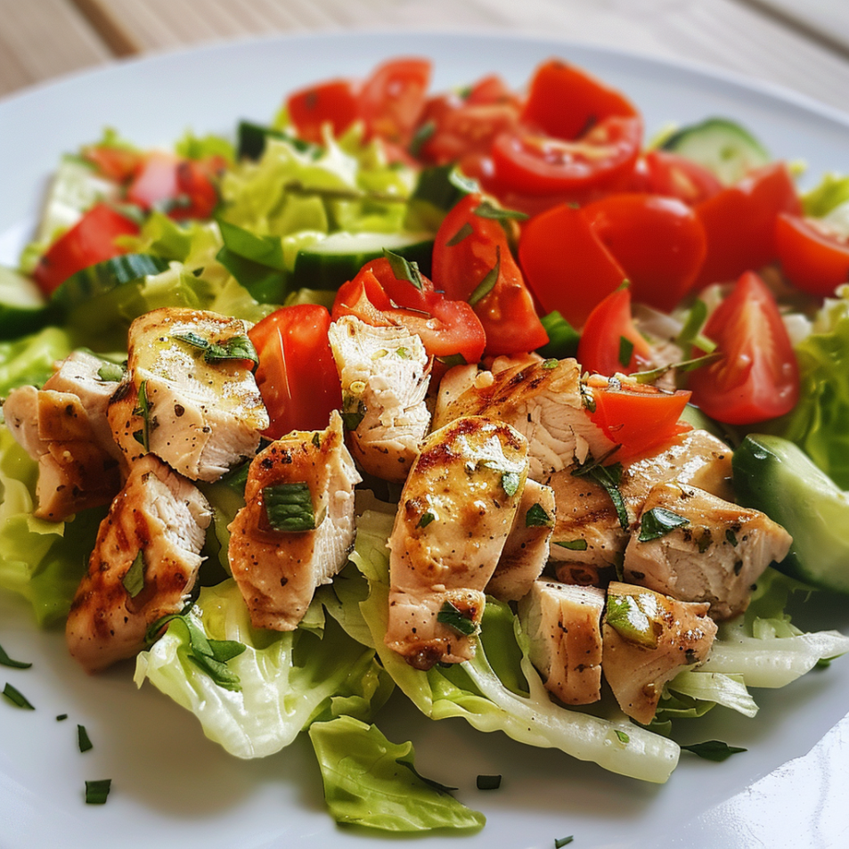 29. Sałatka z grilowanym kurczakiem	